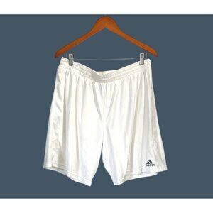 Adidas Mens White Performance Athletic Shorts Size XL